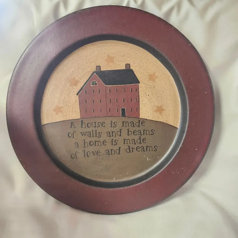 Barbara Lloyd Signed Salt House Country Decor Plaque Hearthside Collection B31